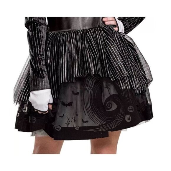 Disney The Nightmare Before Christmas Jack Skellington Halloween Costume Size Lg - Picture 4 of 12